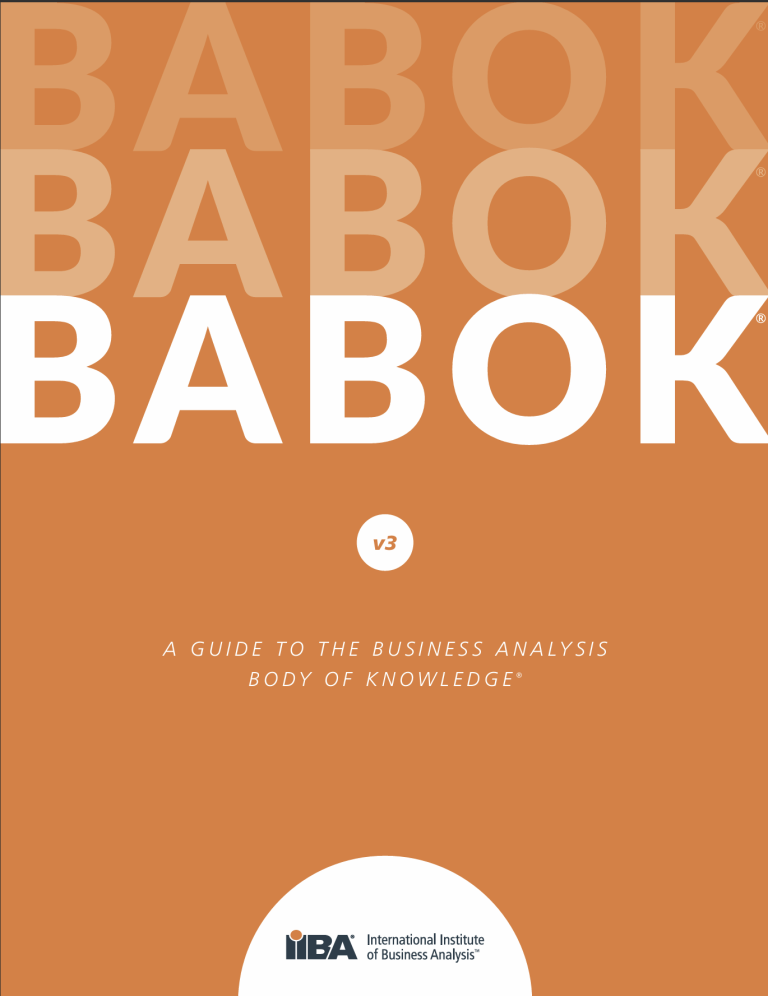 Tải sách Babok V3 PDF